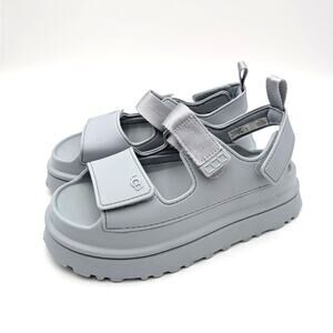 UGG Goldenglow Ankle Strap Slingback Sandals Women's Sea Foam Size US7 EU38